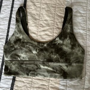 Lululemon reversible align bra, Size 8, Green Diamond Dye